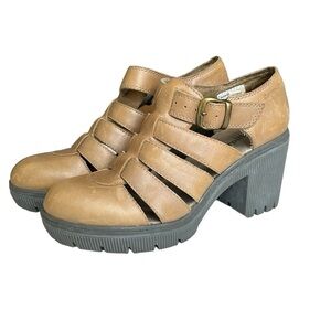 Caterpillar CAT Fisherman Chunky Heeled Sandals in Canyon 7‎